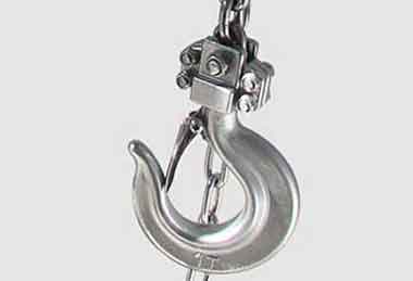 low headroom stainless steel hoist hook