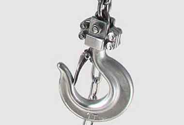 Lower hook of stainless steel chain block Lower hook of stainless steel chain block
