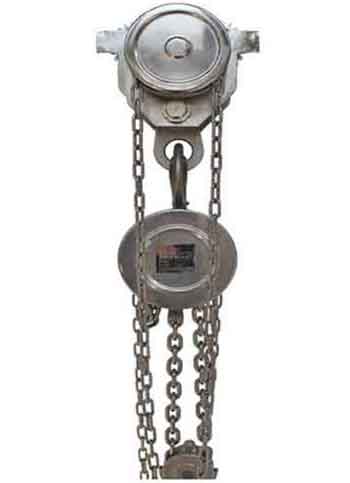 Stainless steel chain hoist for general use