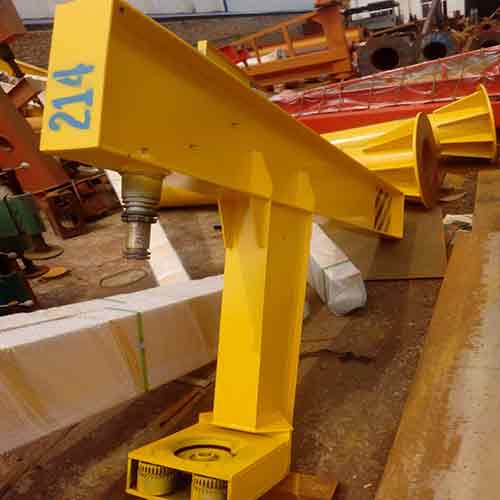 5 Sets of 2 Ton Free Standing Slewing Jib Cranes for Sale Saudi 