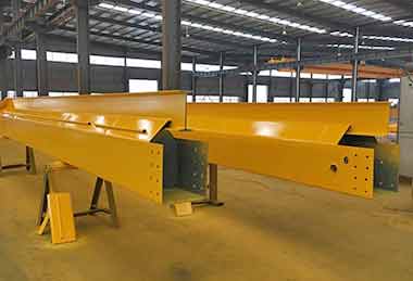 Main girder of 3 ton overhead travelling crane  Main girder of 3 ton overhead travelling crane