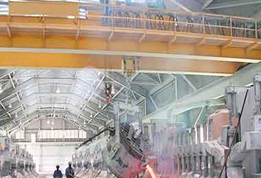 ladle hook overhead crane for steel mill ladle handling