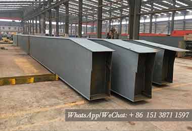 Main girder of 10 ton double girder overhead travelling crane for sale Ethiopia Main girder of 10 ton double girder overhead travelling crane for sale Ethiopia