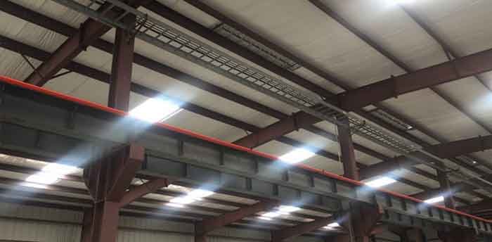 Overhead crane busbar installed Overhead crane busbar installed