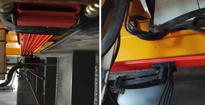 overhead crane current collector installation overhead crane current collector installation