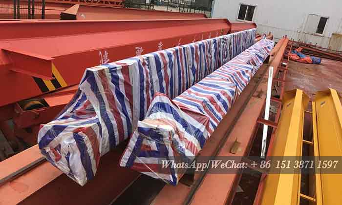 Double girder overhead travelling crane for delivery to Maldives 