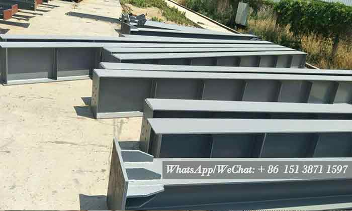 Crane columns for double hoist crane project