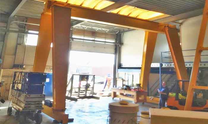  10 Ton & 20 Ton Gantry Cranes Installed Successfully Netherlands 