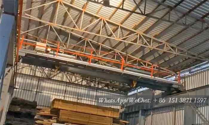 3 Ton + 3 Ton Double Girder Overhead Crane for Timber Factory