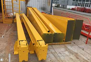 20 ton gantry crane supporting legs for customer in Netherlands