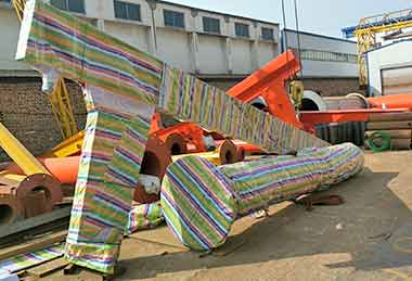 2 ton pillar jib crane packed for delivery to Poland