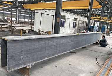 20 ton main girder welding for gantry crane project in Netherlands