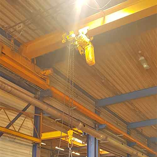 5 Ton Low Headroom Electric Chain Hoist I Beam Crane For Sale