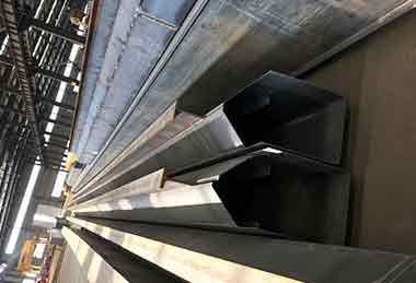 U shape box structure + I beam main girder of 5 ton single girder overhead travelling crane top running design for sale Niger