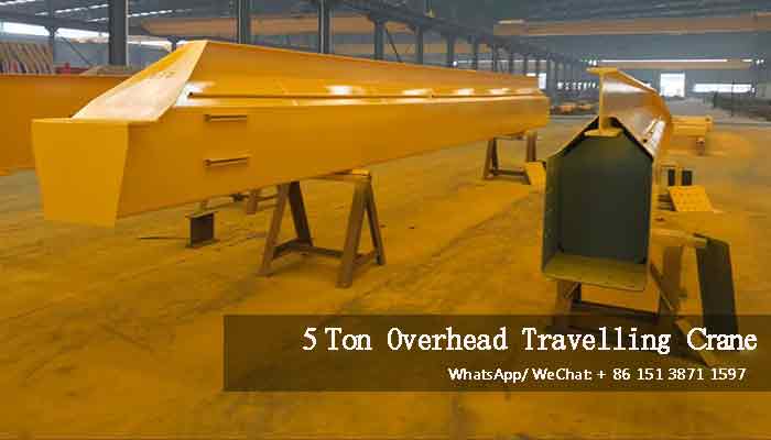 5 ton single girder overhead travelling crane for sale Niger
