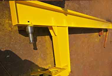 Slewing jib cantilever for 2 ton free standing jib crane for sale Philippines