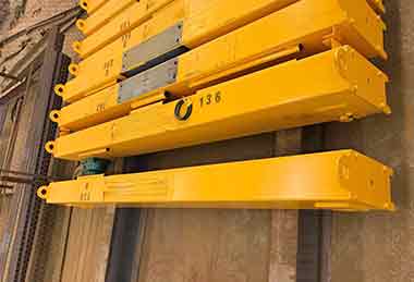 End carriages of electric single girder overhead crane for sale Pakistan End carriages of electric single girder overhead crane for sale Pakistan