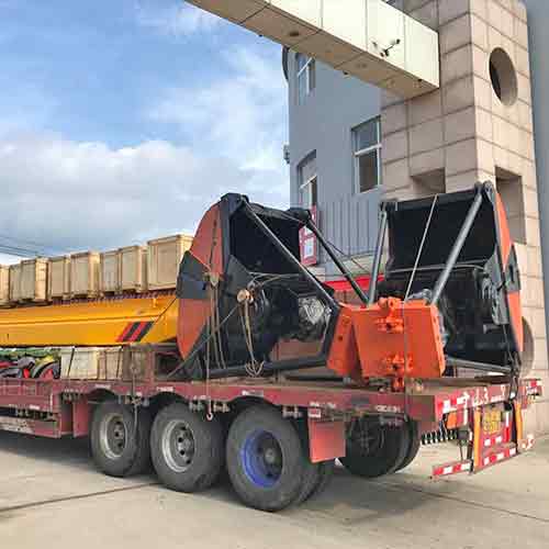 Single Girder Overhead Travelling Crane with Grab bucket for Sale