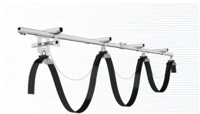 Festoon cable system - one type of crane power supply line