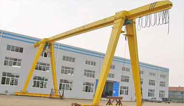 MH type of rail travelling electric double girder gantry crane