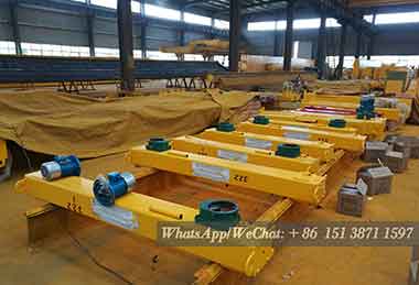 End carriages of 3 ton single girder overhead travelling crane for sale USA End carriages of 3 ton single girder overhead travelling crane for sale USA
