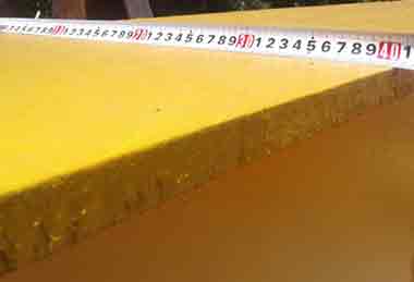 Main girder dimensions of the 16 ton electric overhead travelling crane