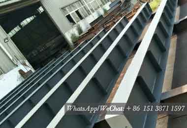 Runway bearing beam of 4 ton travelling bridge crane for Malaysia project Runway bearing beam of 4 ton travelling bridge crane for Malaysia project