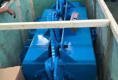 35 ton square electric wire hoist packed for delivery 35 ton square electric wire hoist packed for delivery