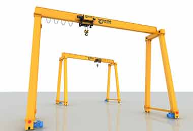 Single girder hoist gantry crane