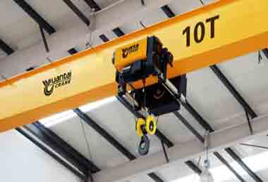 European style electric wire rope hoist for single girder overhead crane 