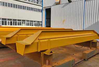 Main girder of 2 ton small electric overhead travelling crane for Australia project
