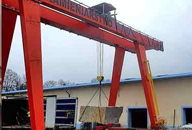 25 ton gantry crane for sale Poland for Precast Yard 