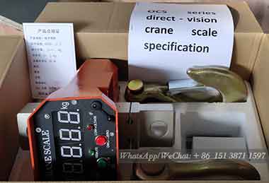 Crane hook scale for 5 ton and 6 ton electric overhead bridge crane Australia project Crane hook scale for 5 ton and 6 ton electric overhead bridge crane Australia project