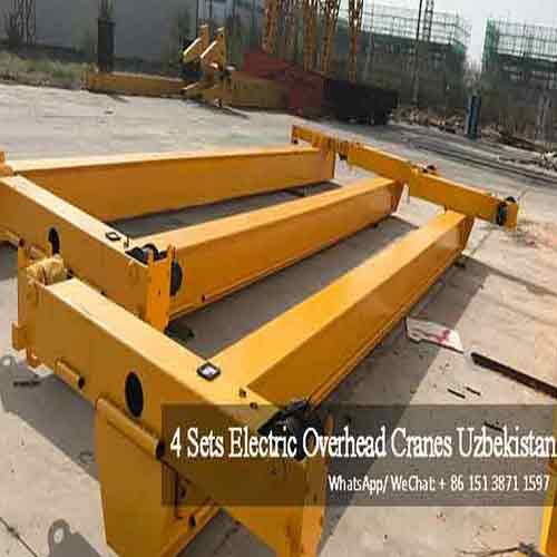 Single Girder Overhead Crane 7.5 +7.5 Ton, 3 Ton & 1.5 Ton Uzbekistan