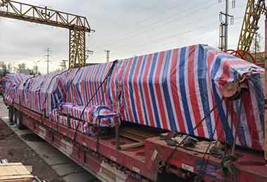 Electric single girder overhead eot crane packed for delivery  Electric single girder overhead eot crane packed for delivery