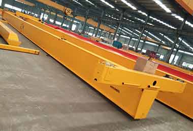 Painted main girder of European style single girder overhead crane for sale Australia