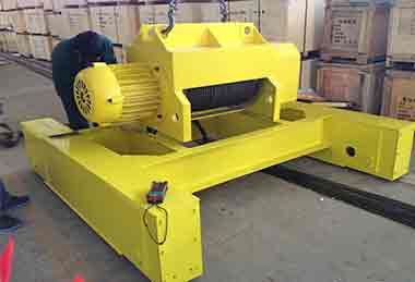Heavy duty wire rope hoist crab trolley for double girder crane  Heavy duty wire rope hoist crab trolley for double girder crane