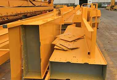 Double hoist crane main girder for sale Uzbekistan Double hoist crane main girder for sale Uzbekistan