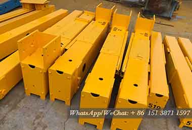 End carriages of single girder bridge crane for sale Estonia