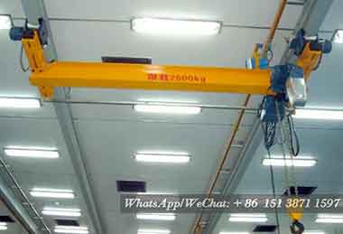 Underslung bridge crane,single girder design, with European style electric chain hoist 