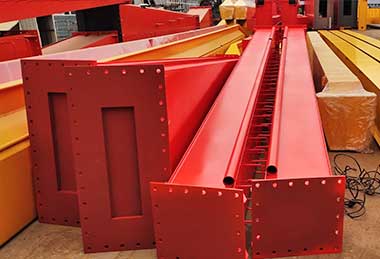 Gantry crane supporting leg Gantry crane supporting leg
