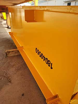 Main girder of single girder top running overhead travelling crane for sale Philippines Main girder of single girder top running overhead travelling crane for sale Philippines