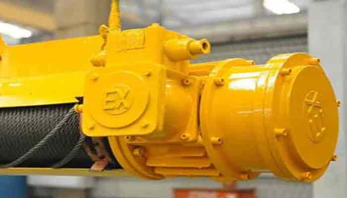 Main parameters of the explosion proof electricc wire rope hoist