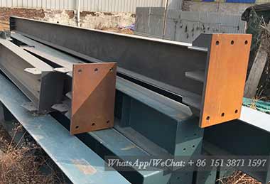 Crane columns for 3 ton grab bucket single girder overhead crane for sale Jordan 