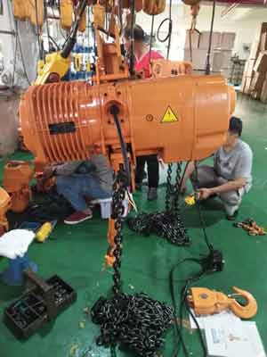 low profile electric chain hoist 5 ton for sale New Zealand under construction