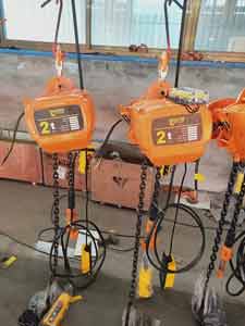 2 ton light duty electric chain hoist for sale New Zealand