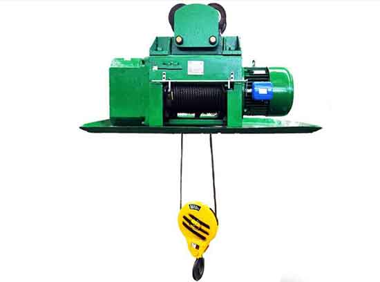 Electric hoist trolley travelling electric wire rope ladle hoist 