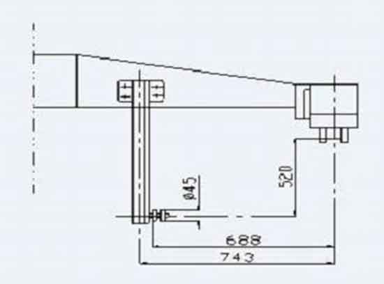 Underhung crane installation drawing 