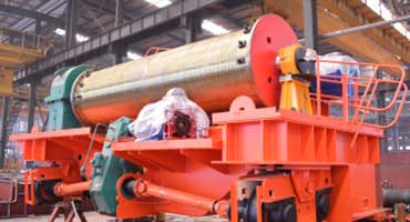 Electric winch with trolley frame for double girder crane