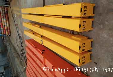 End carriages of electric single girder double hoist overhead crane for sale Australia End carriages of electric single girder double hoist overhead crane for sale Australia